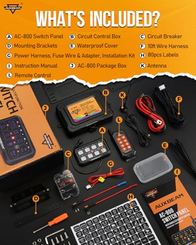 8 Gang Switch Panel Bluetooth RGB AC