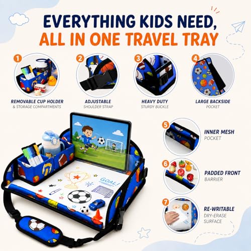 Kids Travel Tray for Car Seat