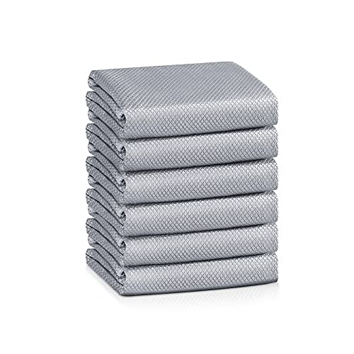 Streak Free Lint Free Microfiber Window Cleaning Cloth (6 Count)