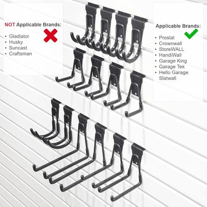 Slatwall Hooks 14 Pack (14 Count)