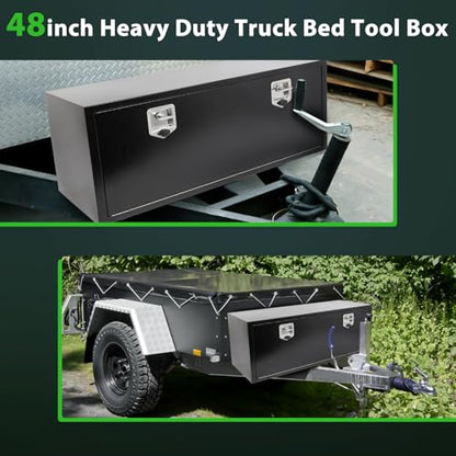 48" Iron Truck Bed Tool Box