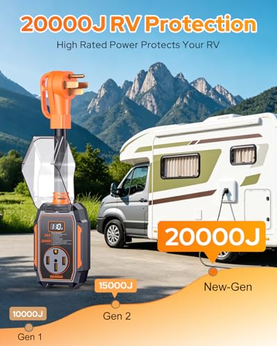 Smart RV Surge Protector 50 amp with 20