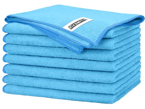 Blue Microfiber Cleaning Cloth (8 Count)