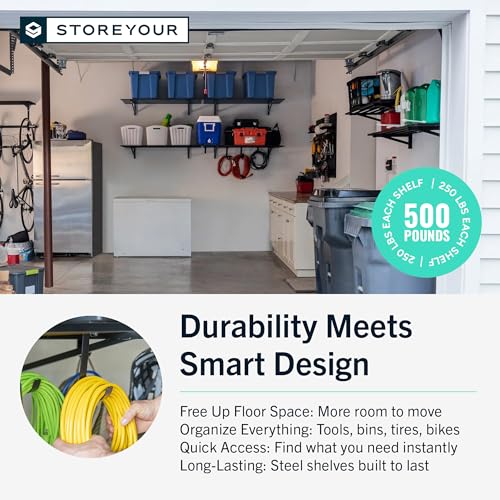 Garage Wall Shelf (2 Count)