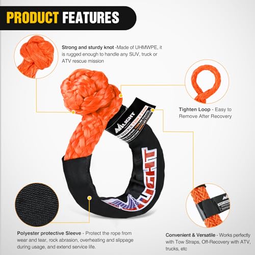 2PCS Synthetic Soft Shackle 1