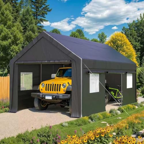12x20 FT Heavy Duty Carport Tent with All