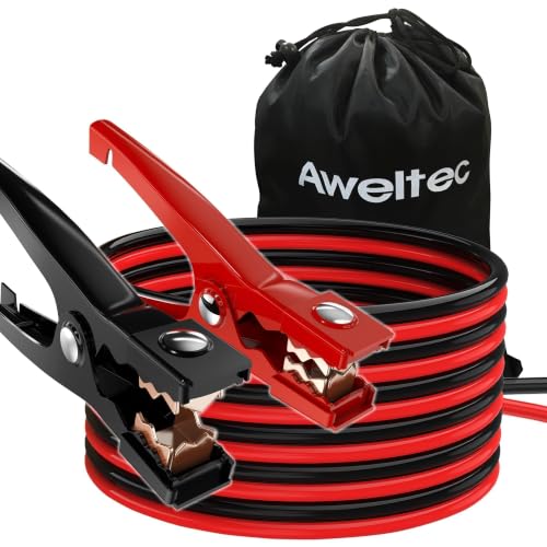8 Gauge 12 Feet Jumper Cables for Car (12 Foot)