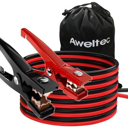 8 Gauge 12 Feet Jumper Cables for Car (12 Foot)