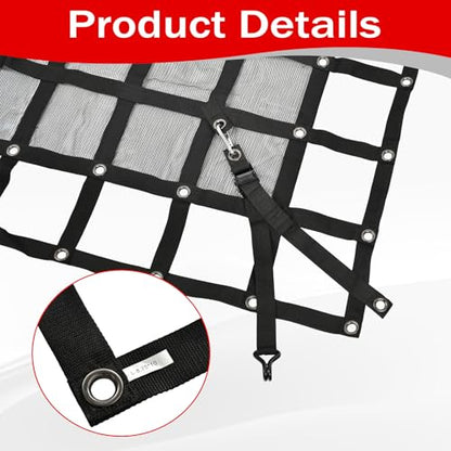 105" x 120" Truck Bed Cargo Net with 1500LBS Capacity
