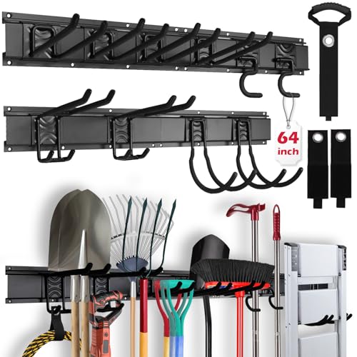 64" Heavy Duty Garage Storage Tool Organizer Wall Mount (79 Count)
