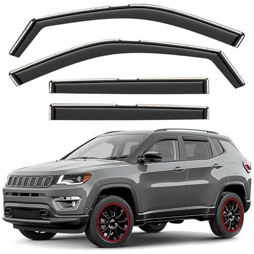 Window Deflectors Smoke Tinted In (4 Count)