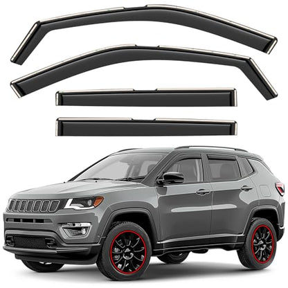 Window Deflectors Smoke Tinted In (4 Count)