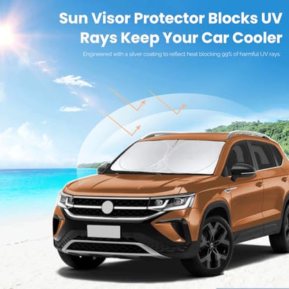 Windshield Sunshade for VW Volkswagen Taos 2022 2023 2024 2025 2026 Shield