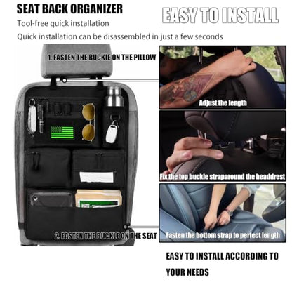 2 Set Tactical Seat Back Organizer