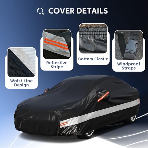 10 Layers Car Cover Custom Fit for Honda Accord