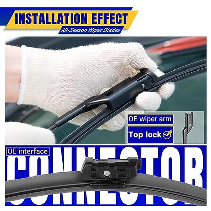 3 Wipers Fits Volkswagen VW Atlas 2018