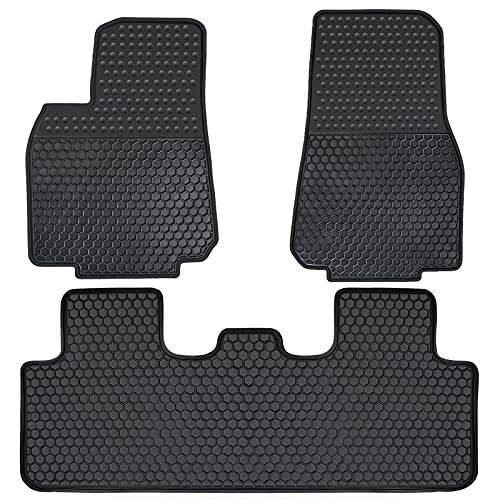 Car Floor Mats for Tesla Model Y Juniper 2025 2026 Rubber Liners