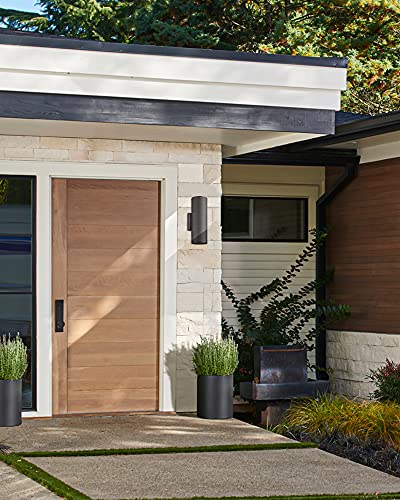 Cylinder Outdoor Wall Sconce Lights (2 count)