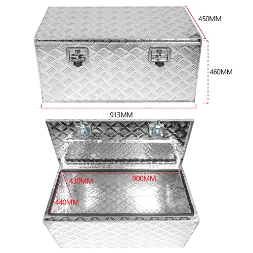 36" x 18" x 18" Truck Tool Box Pickup Truck Bed Toolbox Heavy Duty