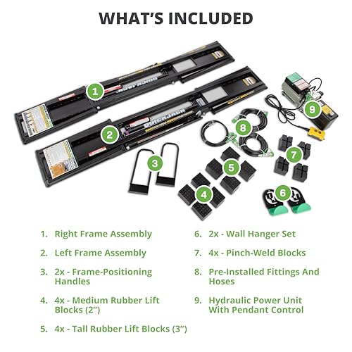Bundle 6000TL Portable Car Lift