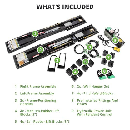 Bundle 6000TL Portable Car Lift
