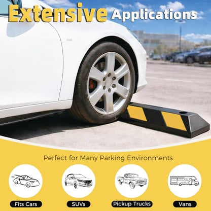 36" Rubber Parking Stop (2 Count)