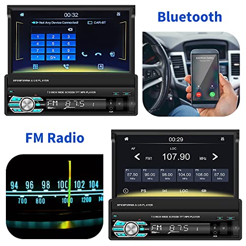 7'' Single Din Carplay Car Stereo