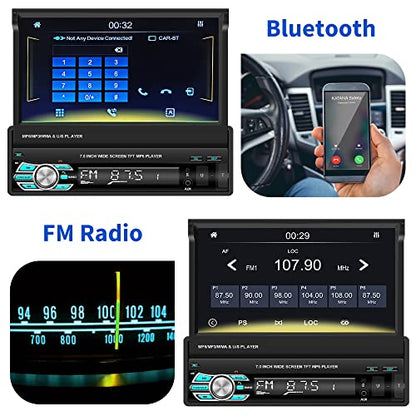 7'' Single Din Carplay Car Stereo