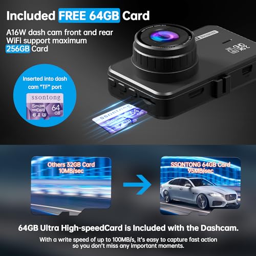 Dash Cam Front and Rear