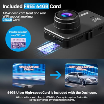Dash Cam Front and Rear