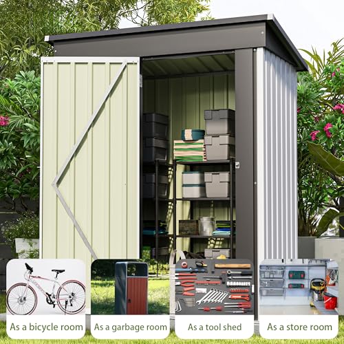 5x3 FT Outdoor Storage Shed