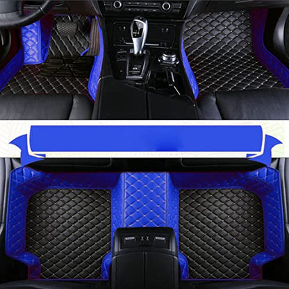 Custom Leather Waterproof Car Floor Mats for 99% Sedan SUV Sports Car Black Beige Men's Women's Vehicle Pads Mat