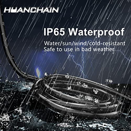 Indoor Outdoor Black Extension Cord 200 FT Waterproof 16