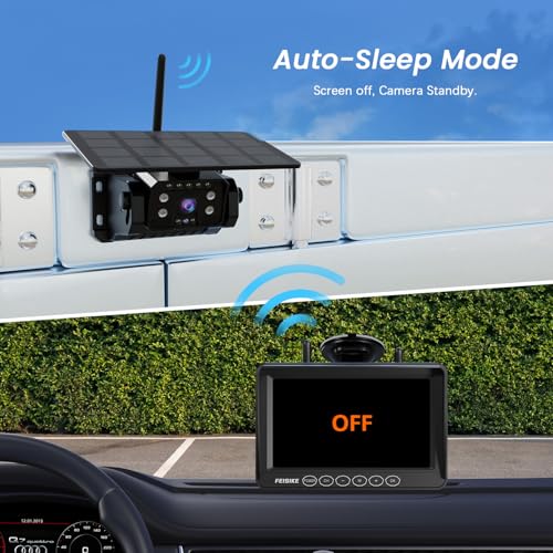 Magnetic Solar Wireless Backup Camera
