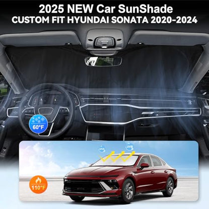 Custom Fit Sonata Windshield Sunshade for 2020
