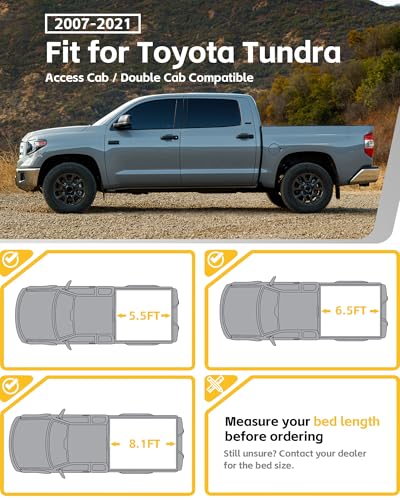 Truck Bed Front MOLLE Panel Fit for Toyota Tundra