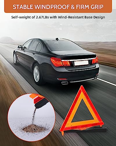 3 Pack Safety Triangles DOT Approved