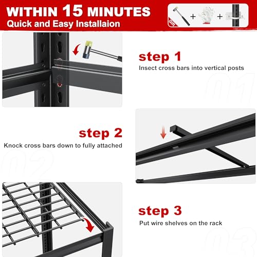 3500LBS Garage Shelving (3 Count)