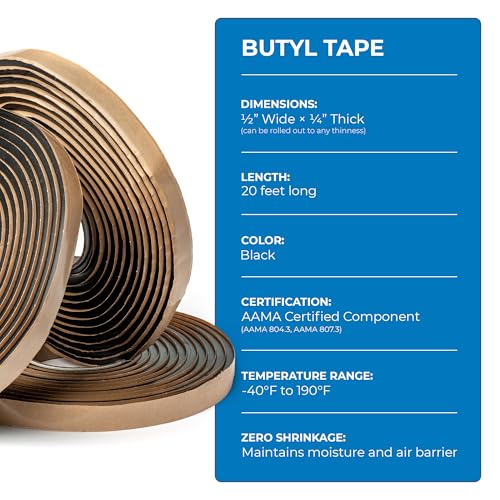 Butyl Tape 20 Roll (40 Foot)
