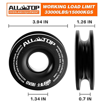 Recovery Ring 66000 LBS Winch Snatch Towing Ring