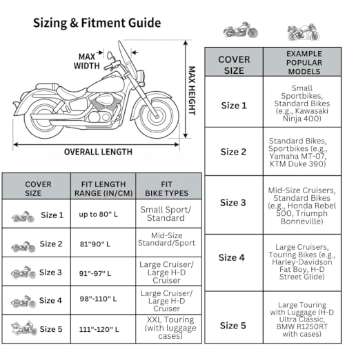 Supreme Motorcycle Storage Cover