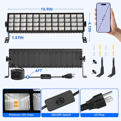 2 Pack LED Shop Lights (2 Count)