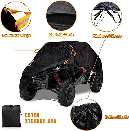 UTV Cover Waterproof Heavy Duty Oxford Cloth All Weather Protection Covers 2