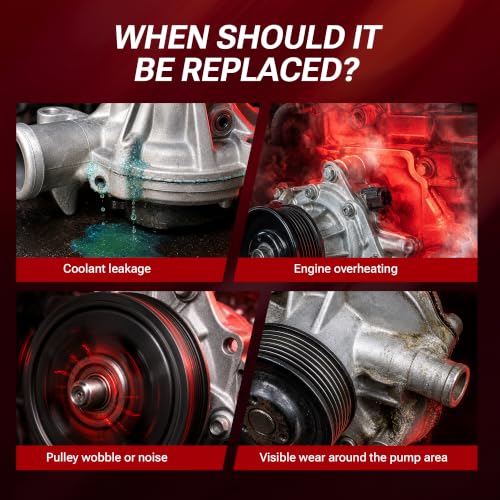 11517588885 11517563659 Electric Engine Water Pump and Thermostat Compatible for BMW 135i 135is 335i 335xi X3 X5 X6 535i 535xi Z4