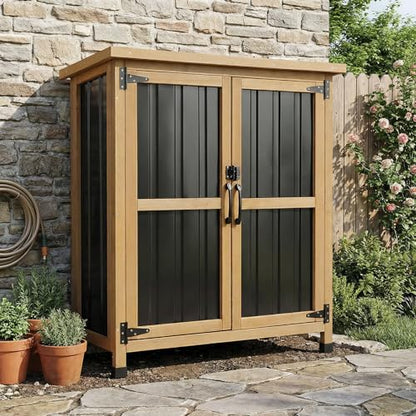 Small Outdoor Storage Cabinet for Patio