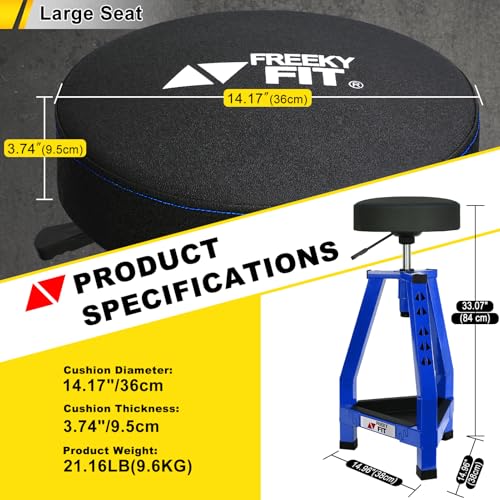 Adjustable Tall Shop Stool