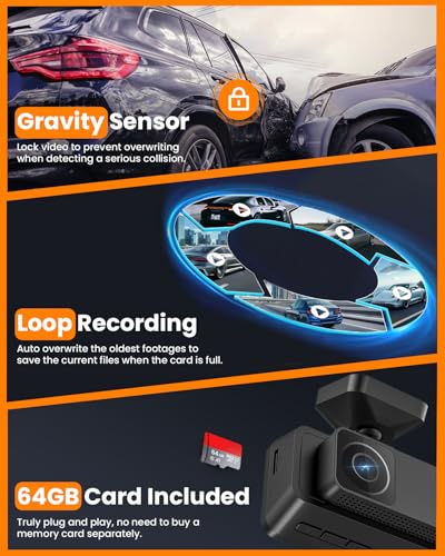 4K 3 Channel Dash Cam