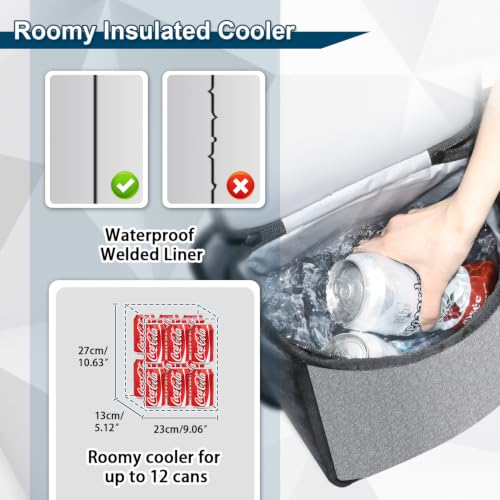 Deluxe Trunk and Backseat Organizer for Medium or Large Size SUVs & RVs