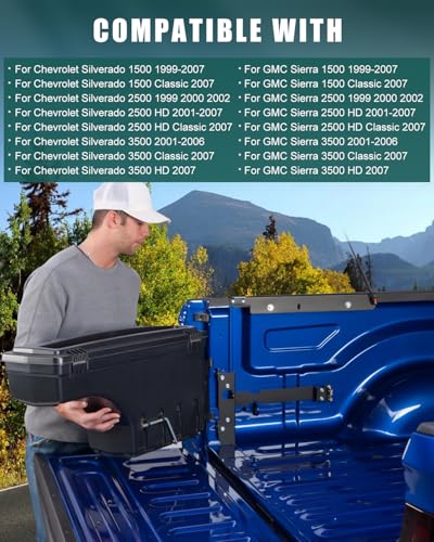 Truck Bed Tool Box for Chevy Silverado for GMC Sierra 1500 2500 3500 1999