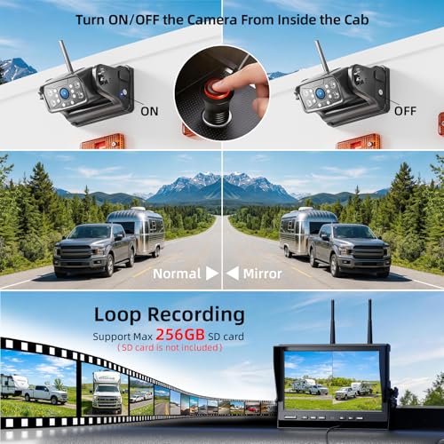 Magnetic RV Wireless Backup Camera (5 Count)